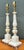 Vintage Carved Stone Column Lamp - A Pair For Sale - Image 12 of 12