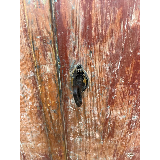 Wood Mid 19th Century Swedish Folk Cabinet & Chest of Drawers For Sale - Image 7 of 18