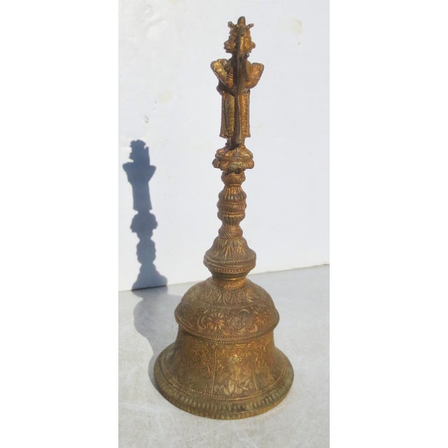 Bronze Hindu Temple Bell For Sale - Image 4 of 15