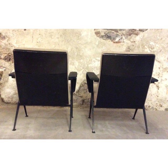 Vintage Lounge Chairs by Friso Kramer for Ahrend De Cirkel, 1960s, Set of 2 For Sale - Image 6 of 12