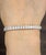 Modern 10.30 Ct Oval Cut Tennis Bracelet For Sale - Image 3 of 9
