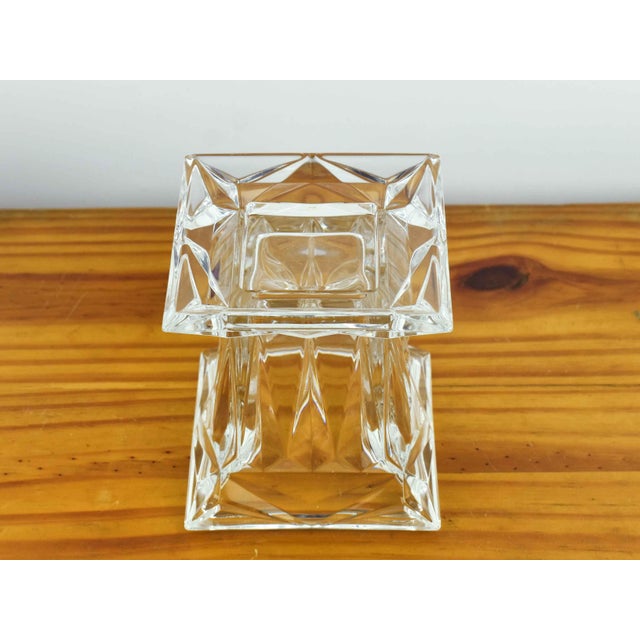 Transparent Late 20th Century Crystal Dual-Purpose Pillar Candle Holder & Vase Waterford - One Piece For Sale - Image 8 of 12
