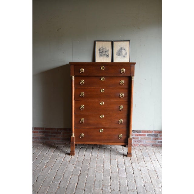 Antique Oak Empire Chiffonier For Sale - Image 11 of 11