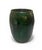 Vintage Emerald Green Glazed Ceramic Planter For Sale In West Palm - Image 6 of 8