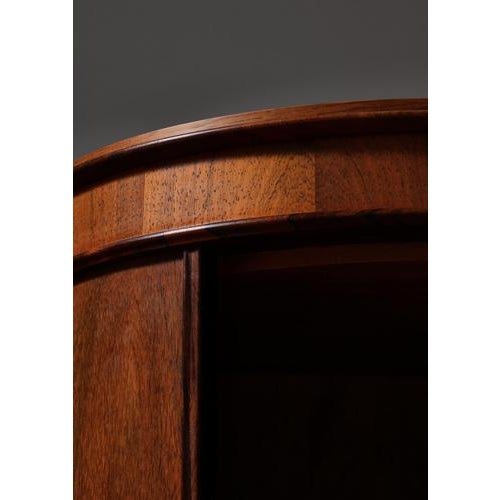 Brown Danish Modern Rosewood Pedestal Cabinet attributed to Johannes Sorth, Denmark, 1966 For Sale - Image 8 of 18