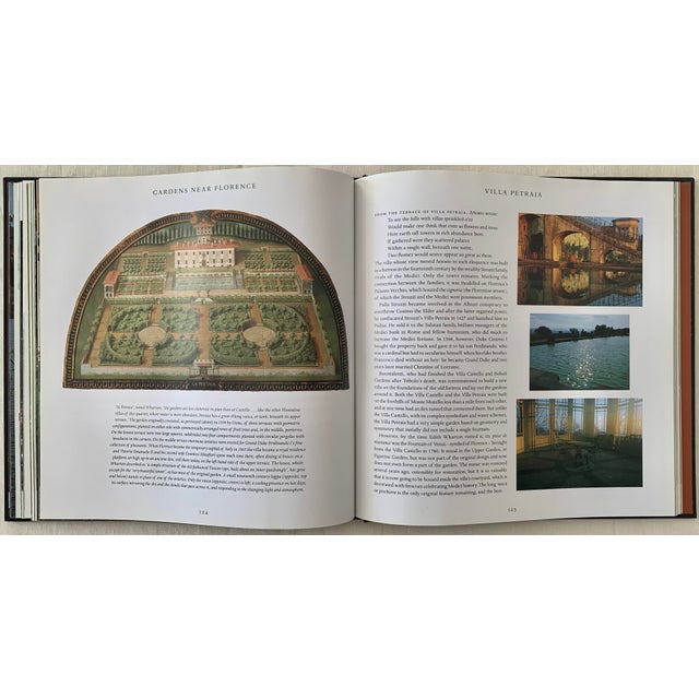 Dark Green 1997 Edith Wharton's Italian Gardens Book For Sale - Image 8 of 9