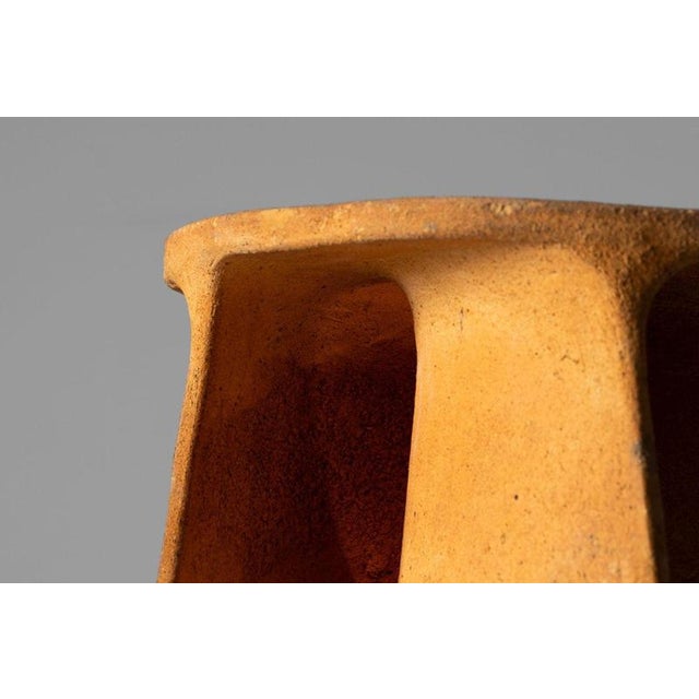 Flamme Lamp in Terracotta by Guy Bareff, France, 1970s For Sale - Image 15 of 18