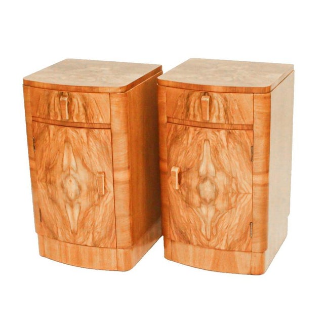Bedside Cabinets, 1930s, Set of 2 For Sale - Image 4 of 7