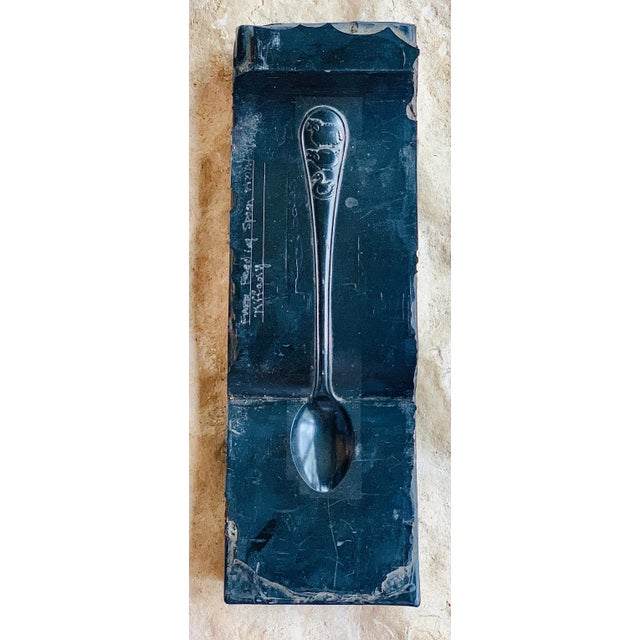 Antique Tiffany & Co. 'Farm' Infant Sterling Silver Feeding Spoon Steel Mold, Circa Early 20th Century For Sale - Image 13 of 13