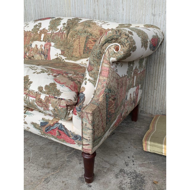 19th Century Pair of Antique Sofas in the Manner of Howard and Sons For Sale - Image 11 of 17