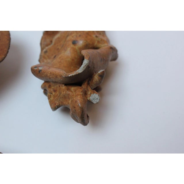 Set of Three Studio Ceramic Nature Study Artifacts For Sale - Image 12 of 13