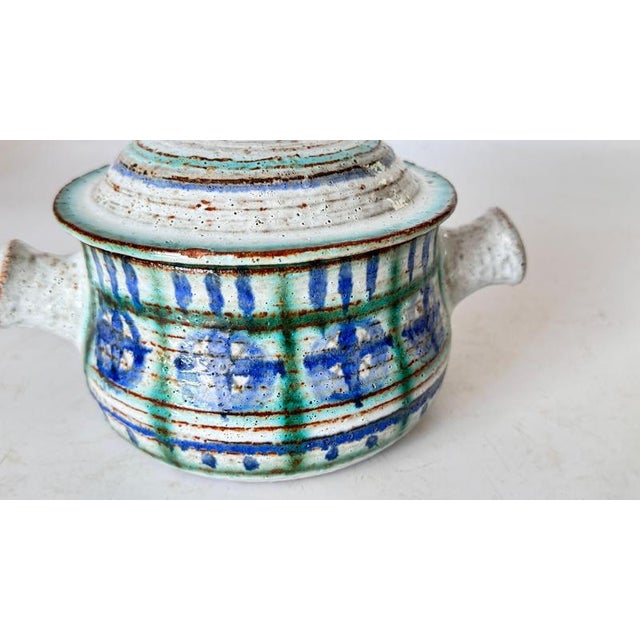 1960s Small French Ceramic Lidded Box, 1960s For Sale - Image 5 of 12
