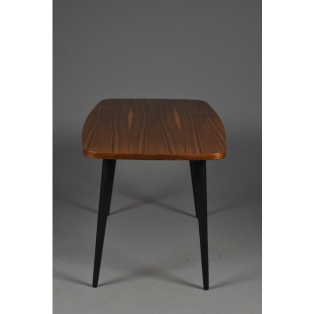 Black Mid-Century Modern Coffee Table from Jamnik, Poland, 1960s For Sale - Image 8 of 13