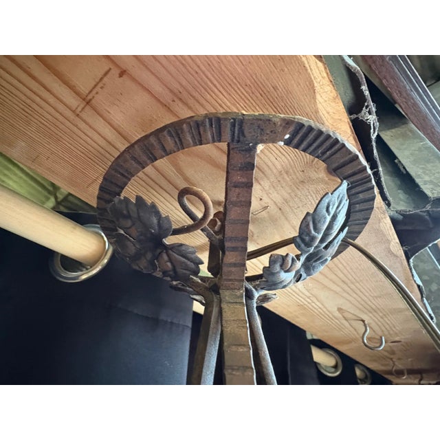 Art Deco Chandelier by Muller Frères For Sale - Image 9 of 18