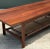 Vintage Swedish Dux Woven Leather and Teak Coffee Table For Sale - Image 9 of 12