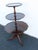 1940s 1940s Mahogany 3 Tiers Carved Pie Crust Round Side End Table 6911 For Sale - Image 5 of 10