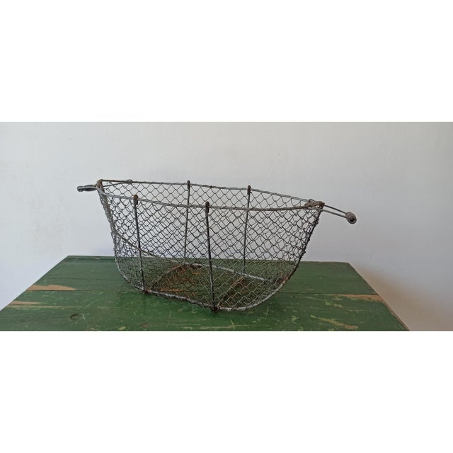 Gray Metal Baskets, 1970s, Set of 2 For Sale - Image 8 of 12