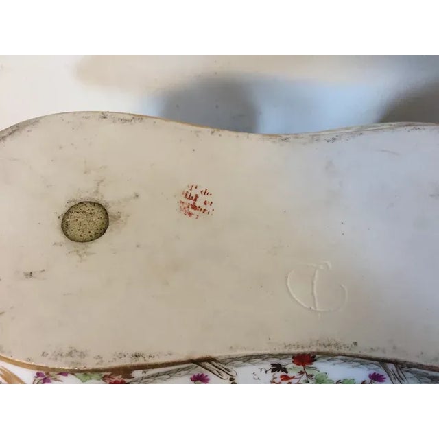 Antique 18th Century Dihl et Guerhard Porcelain Double Urns on Tray in Sprig - A Pair For Sale In New York - Image 6 of 13