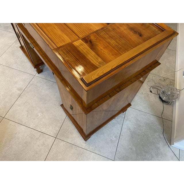 Biedermeier Roll-Top Secretaire For Sale - Image 14 of 18