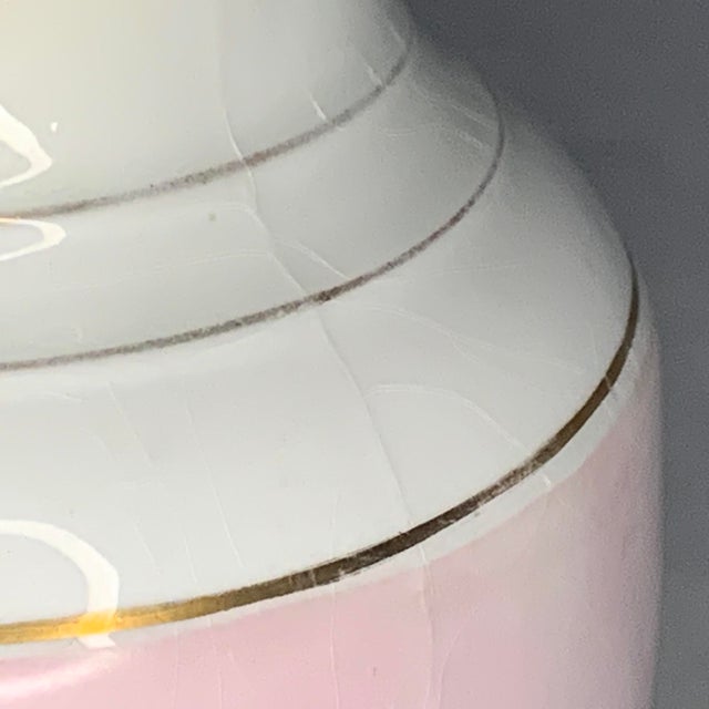 Pink Antique Sampson Bridgwood Maritime Pitcher: Hand-Painted Porcelain, c.1880 For Sale - Image 8 of 10