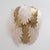 Art Deco Italian Murano Glass and Brass Leaf Wall Sconce, 2000s, Set of 2 For Sale - Image 6 of 11