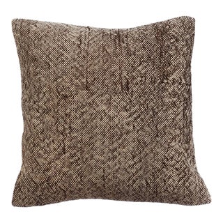 Brown Kilim Pillow Cover For Sale