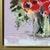 Textile Poppy Parade - Framed Original Floral Mixed Media Painting on Canvas by Kellie Newsome For Sale - Image 7 of 9
