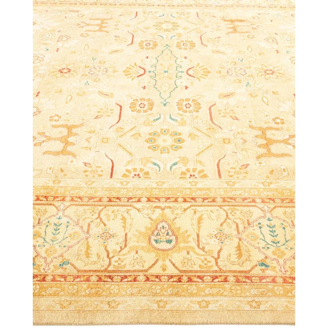 Solo Rugs Vintage Moroccan Hand Knotted Wool Area Rug, Gold - 8'2" X 9'10" For Sale - Image 4 of 9