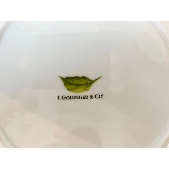 Ceramic 1990s I. Godinger & Co. Jardin Tureen With Plate in Original Box For Sale - Image 7 of 8