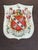 Mid 19th Century Heraldic Shield Painting on Vellum, Motto “L’Espérance Me Soutient,” 19th C For Sale - Image 5 of 10
