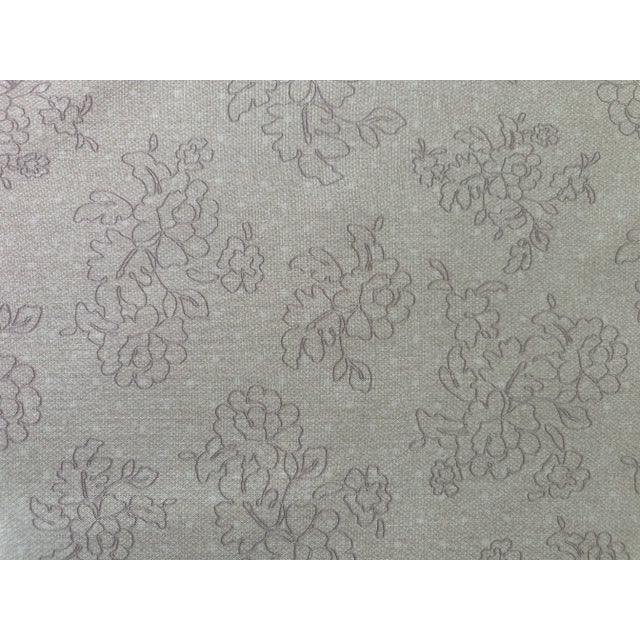 Traditional Nina, Rosewater Irish Linen Fabric 2 Yards For Sale - Image 3 of 5