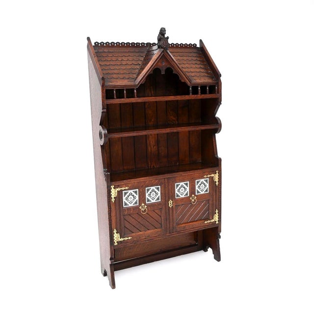 Antique Aesthetic Movement Cabinet attributed to John Moyr Smith, 1880 For Sale - Image 11 of 11