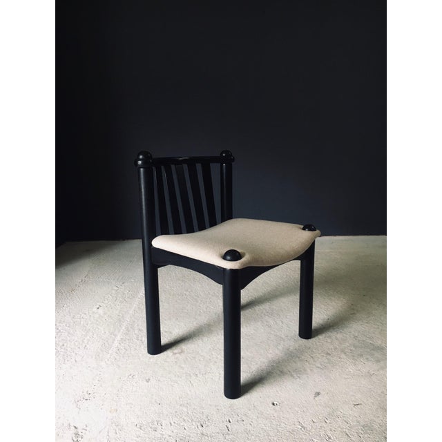 Brutalist Black Dining Chairs, Germany, 1970s, Set of 4 For Sale - Image 15 of 18