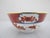 Red Japanese Imari Porcelain Butterfly & Flower Gold Trim Bowl or Cup & Saucer Pair For Sale - Image 8 of 13