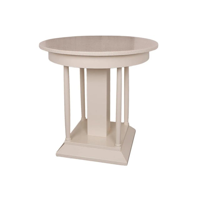 Round Art Deco Side Table, 1930s For Sale - Image 6 of 6