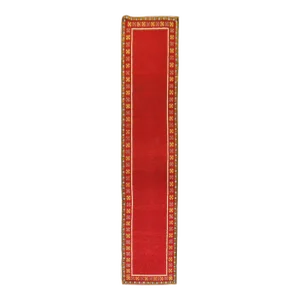 Narrow Red Mid 20th Century Turkish Runner, 2'5'' X 10'11''