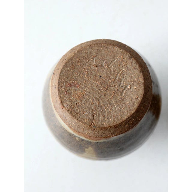 Vintage Studio Pottery Jar For Sale - Image 9 of 13