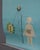 Blue Vintage School Poster Hormones, the Bodys Active Substances from Lehrmittelverlag Wilhelm Hagemann, 1970s For Sale - Image 8 of 10