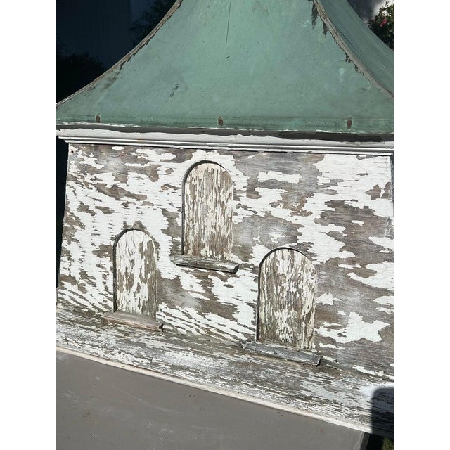 Monumental Antique Dovecote Cupola With Patina'd Copper Roof For Sale - Image 14 of 18
