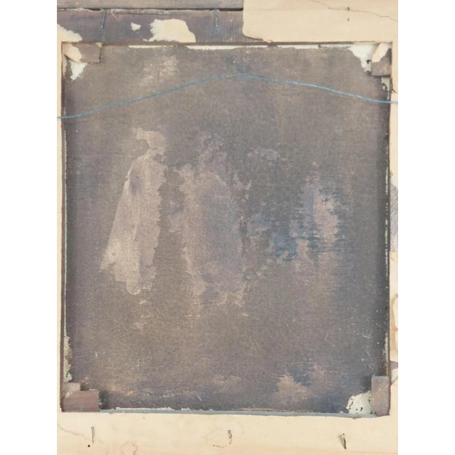 After Bernaert Van Orley "Portrait of a Man and His Wife" Oil on Canvas Paintings For Sale In West Palm - Image 6 of 11