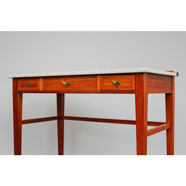 Early 20th Century Art Nouveau Desk in Mahogany For Sale - Image 17 of 18