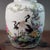 Small Chinese Famille Rose Porcelain Jar With Crane & Floral Motif, 3.7" For Sale - Image 4 of 9