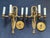 Pair of Early 20th Century Matching Serpent Brass Wall Sconces For Sale - Image 9 of 11