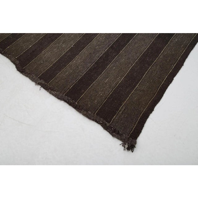 Vintage Anatolian Hand Konotted Tribal Wool Kilim Rug For Sale - Image 4 of 6