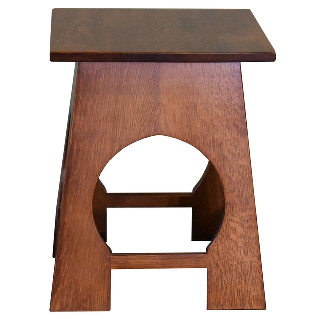 Arts and Crafts / Mission Style Taboret End Table For Sale - Image 9 of 10
