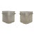 Hettier Vincent & Hanots French Art Deco Frosted Glass Pocket Wall Sconces 1930s - A Pair For Sale