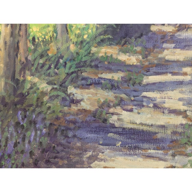 Jerry Greenberg "In Back of the Field" Contemporary Realistic Texas Nature Landscape Painting, 2005 For Sale - Image 9 of 10