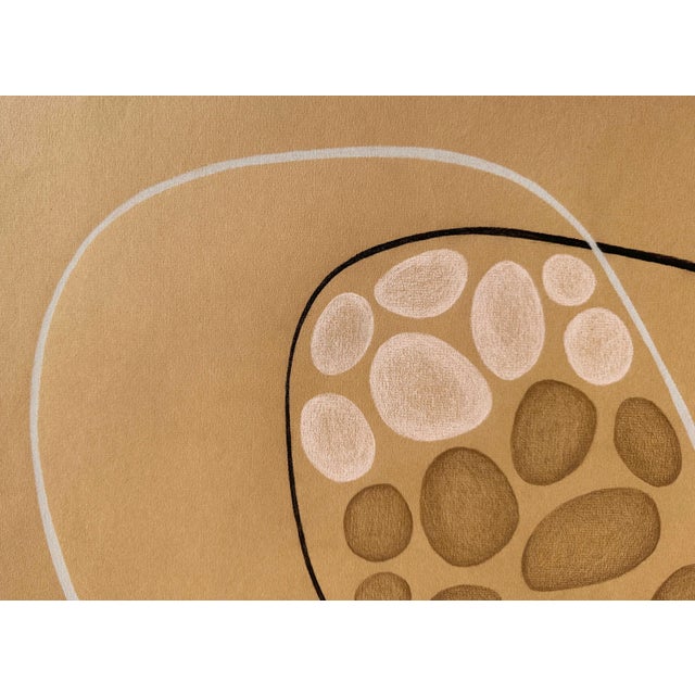 Amanda Andersen, Venn Diagram, Colored Pencil Drawing on Brown Paper, 2023 For Sale - Image 3 of 10