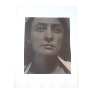 Large Vintage Photogravure-"Georgia O'Keeffe" by Alfred Stieglitz (Usa 1864-1946) For Sale