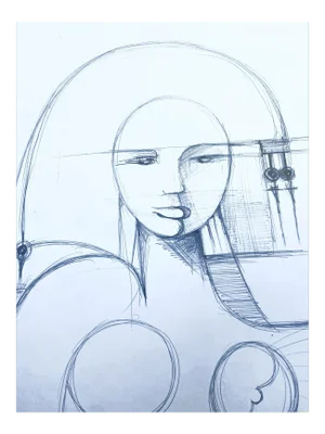 André Ferrand, Portrait 3, 2011, Paper